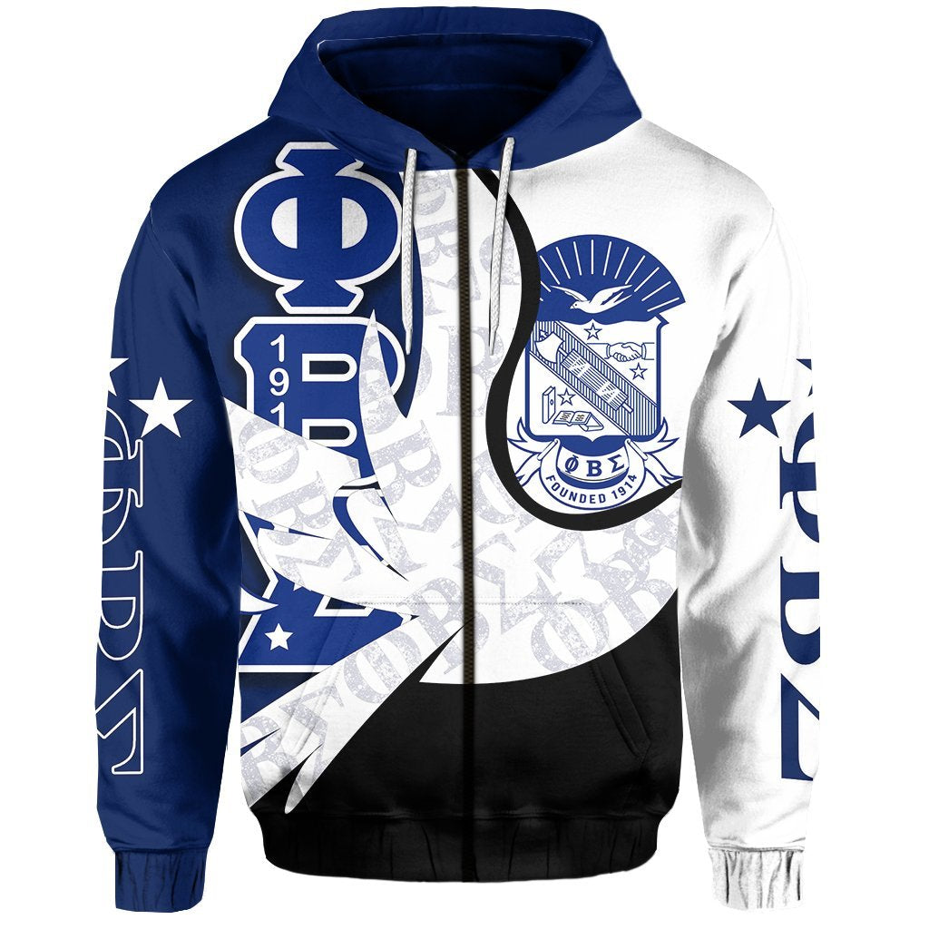 Phi Beta Sigma  Zip Hoodie Lt6