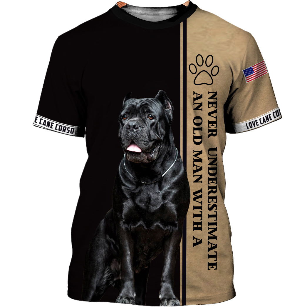 Outfits for Men 3D Print  Cane Corso  Adult Unisex