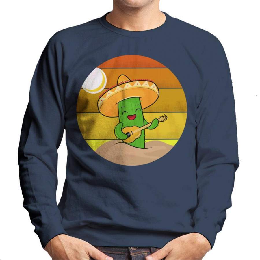 Ariba Singing Mexican Cactus Men’s Sweatshirt