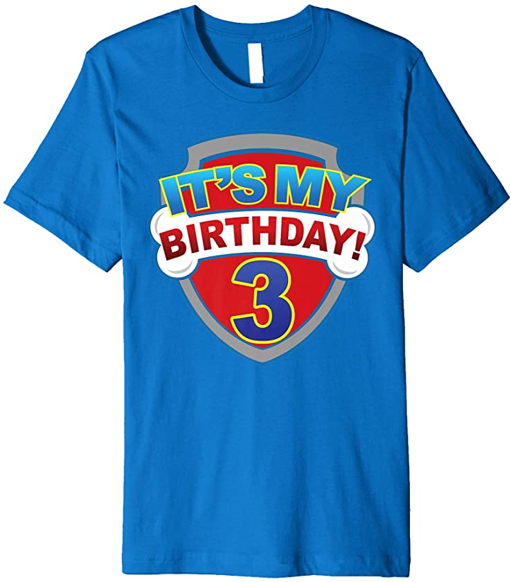 Puppy Patrol Birthday Shirt 3 Birthday Gift