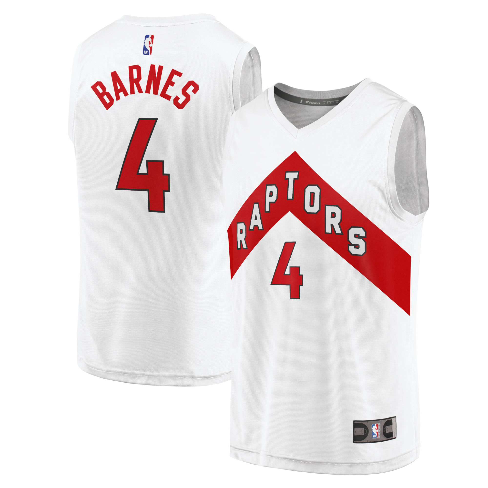 Scottie Barnes Toronto Raptors Youth 2021/22 Fast Break Player Jersey White – Association Edition