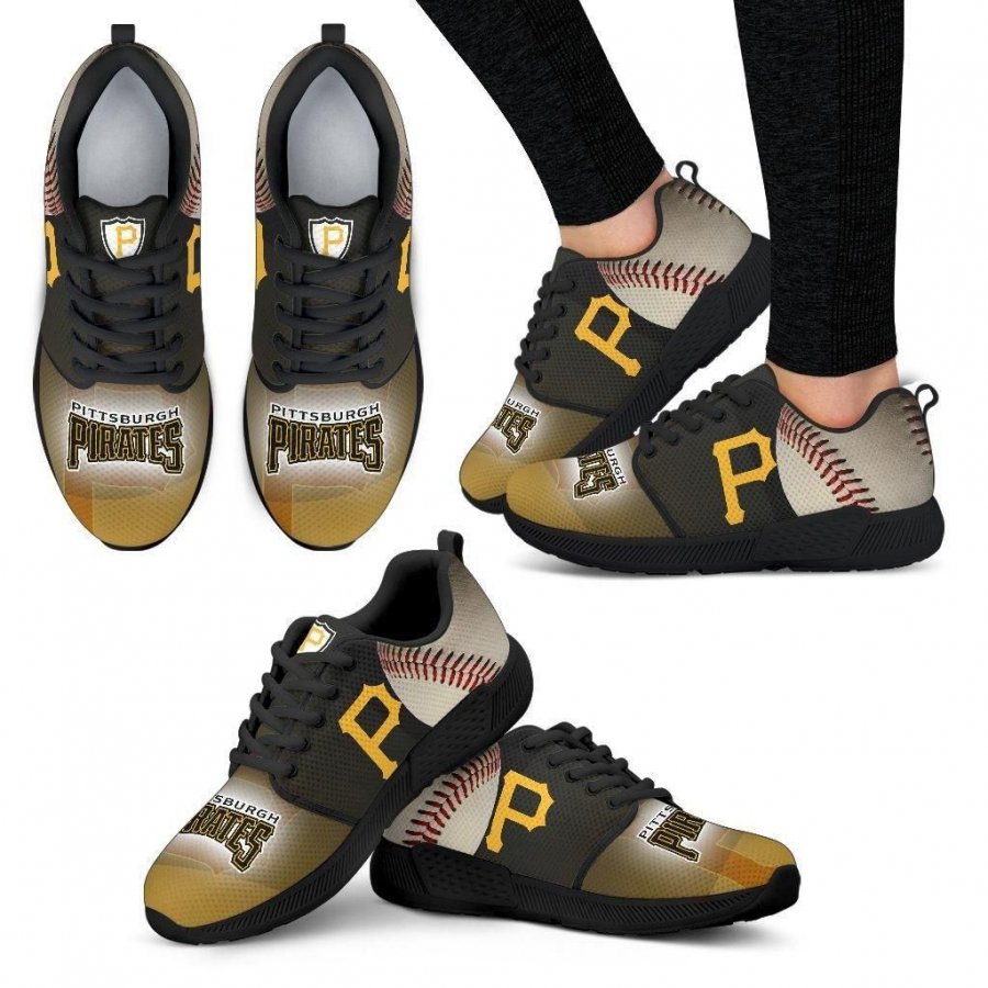 Awesome Pittsburgh Pirates Running Sneakers For Baseball Fan #381