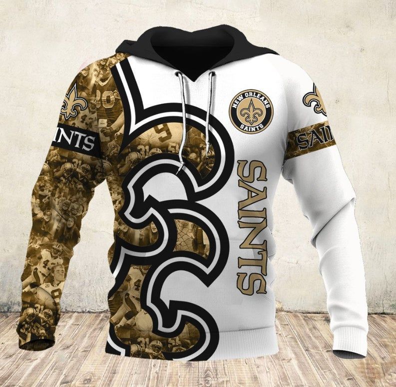 New Orleans Saints 50 Gift For Fan 3D T Shirt Sweater Zip Hoodie Bomber Jacket