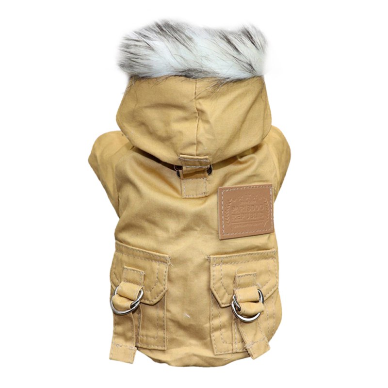 Winter Warm Dogs Clothes Puppy Jacket Coat For Small Medium Dog Chihuahua Hooded Clothes Yorkies Hoodie Pet Cats Clothing XS-2XL alx