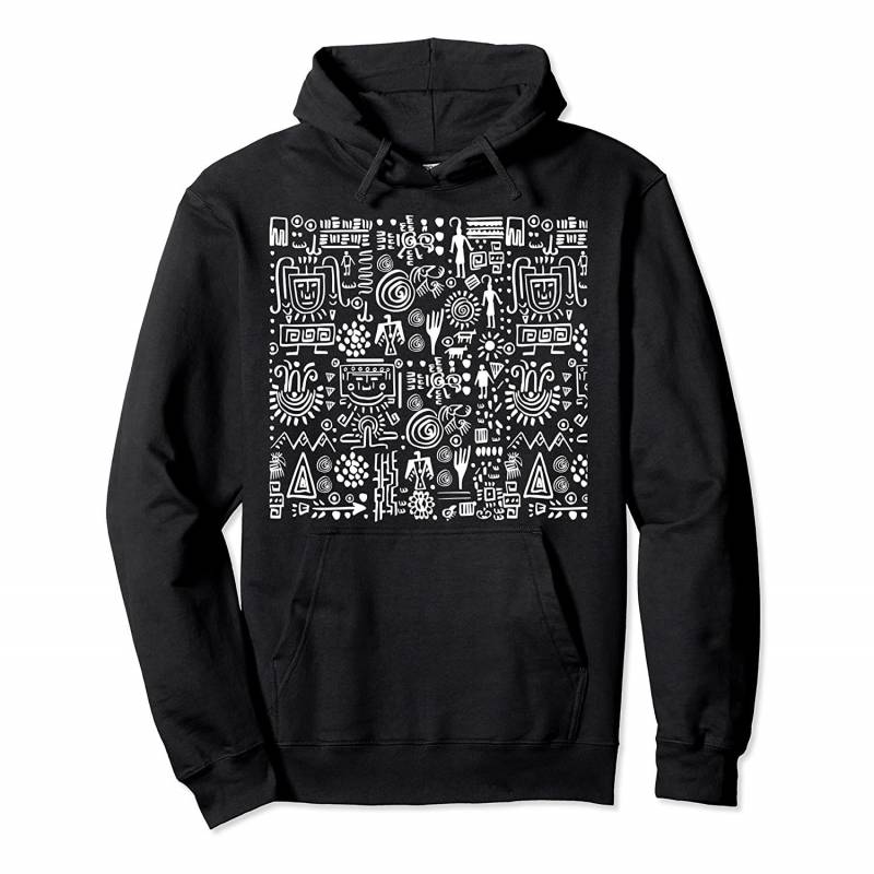 Traditional African Folklore Symbols Pattern 2 – Fan Fun Pullover Hoodie, T-Shirt, Sweatshirt