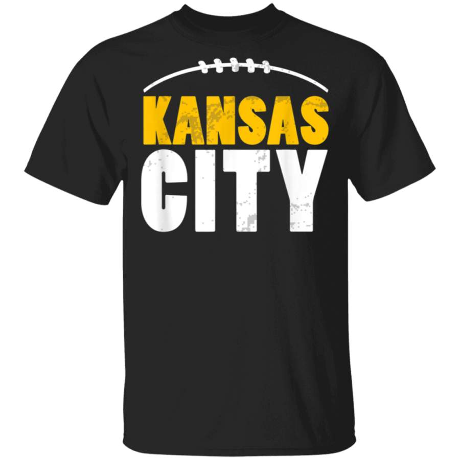 KC Kansas City Vintage Red 2020 Sports Football Fan Kc TShirt