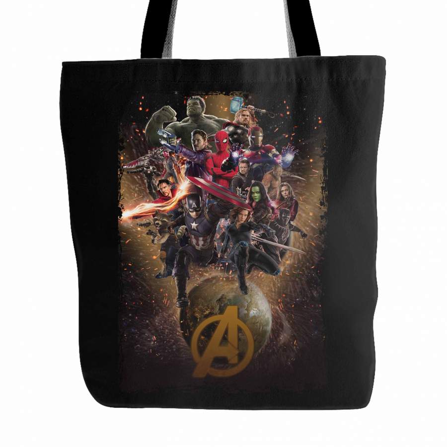 Avengers Infinity War Poster Power Tote Bag