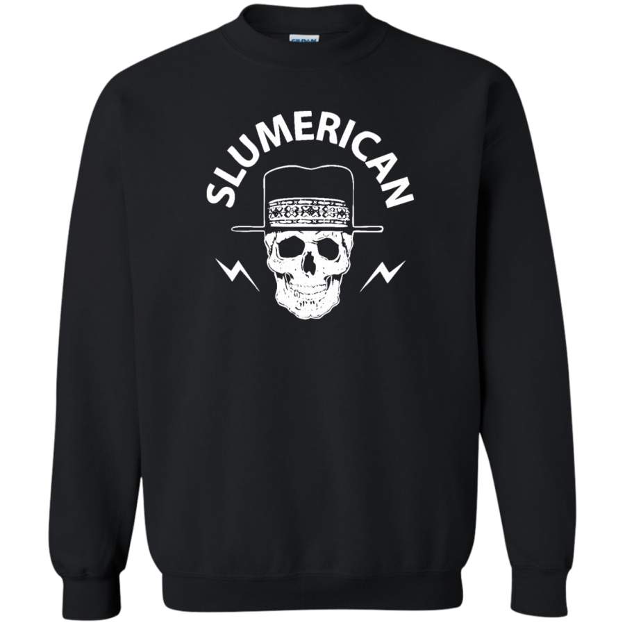 AGR slumerican Crewneck Pullover Sweatshirt