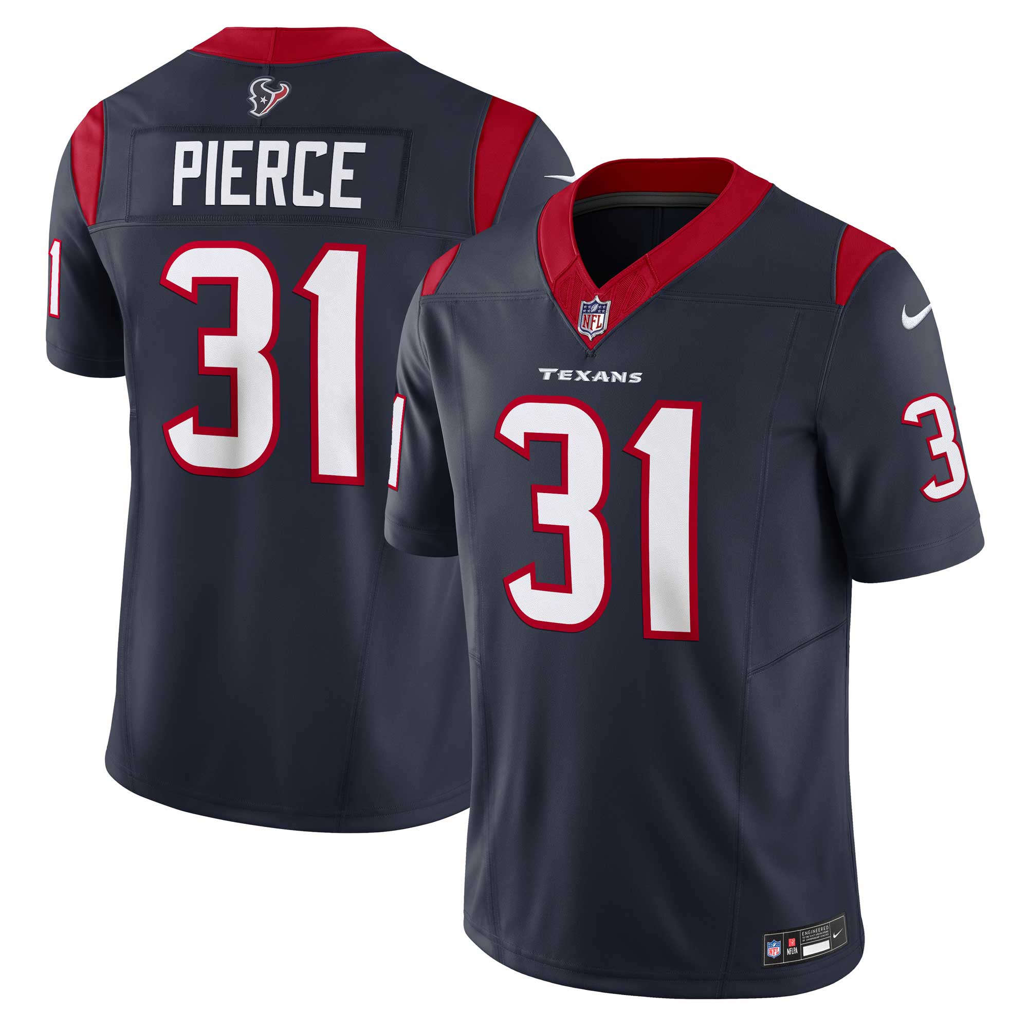 Dameon Pierce Houston Texans Vapor F.U.S.E. Limited Jersey – Navy