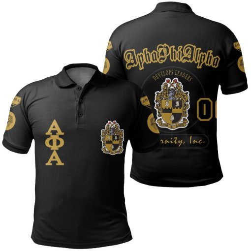 Alpha Phi Alpha 1906 Develops Leaders A-Phi-A Polo Shirt