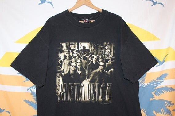 1996 Vintage Metallica Graphic Shirt Giant Tag Shirt