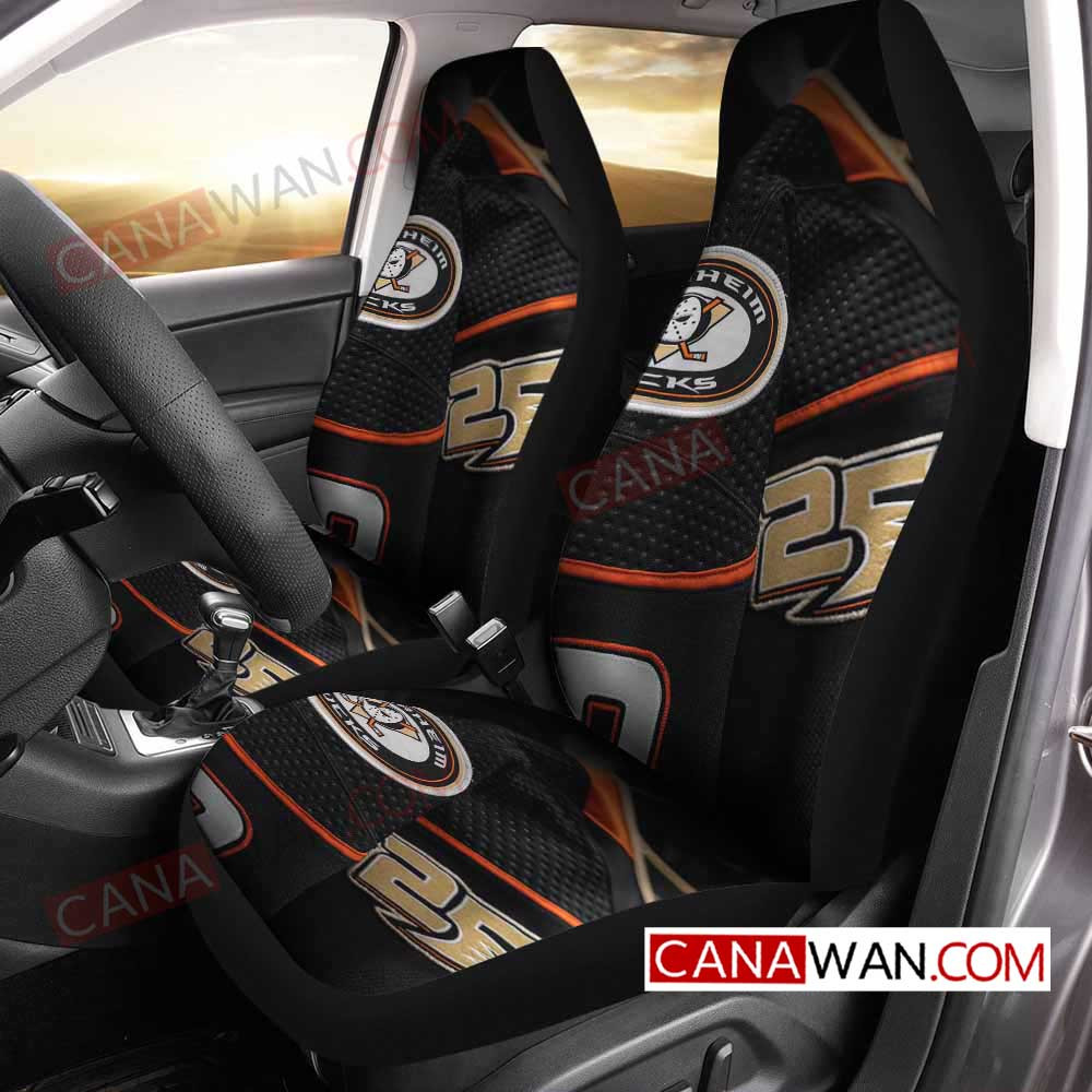 Anaheim Ducks Logo Art Style37 3D Customized Personalized Car Seat Cover