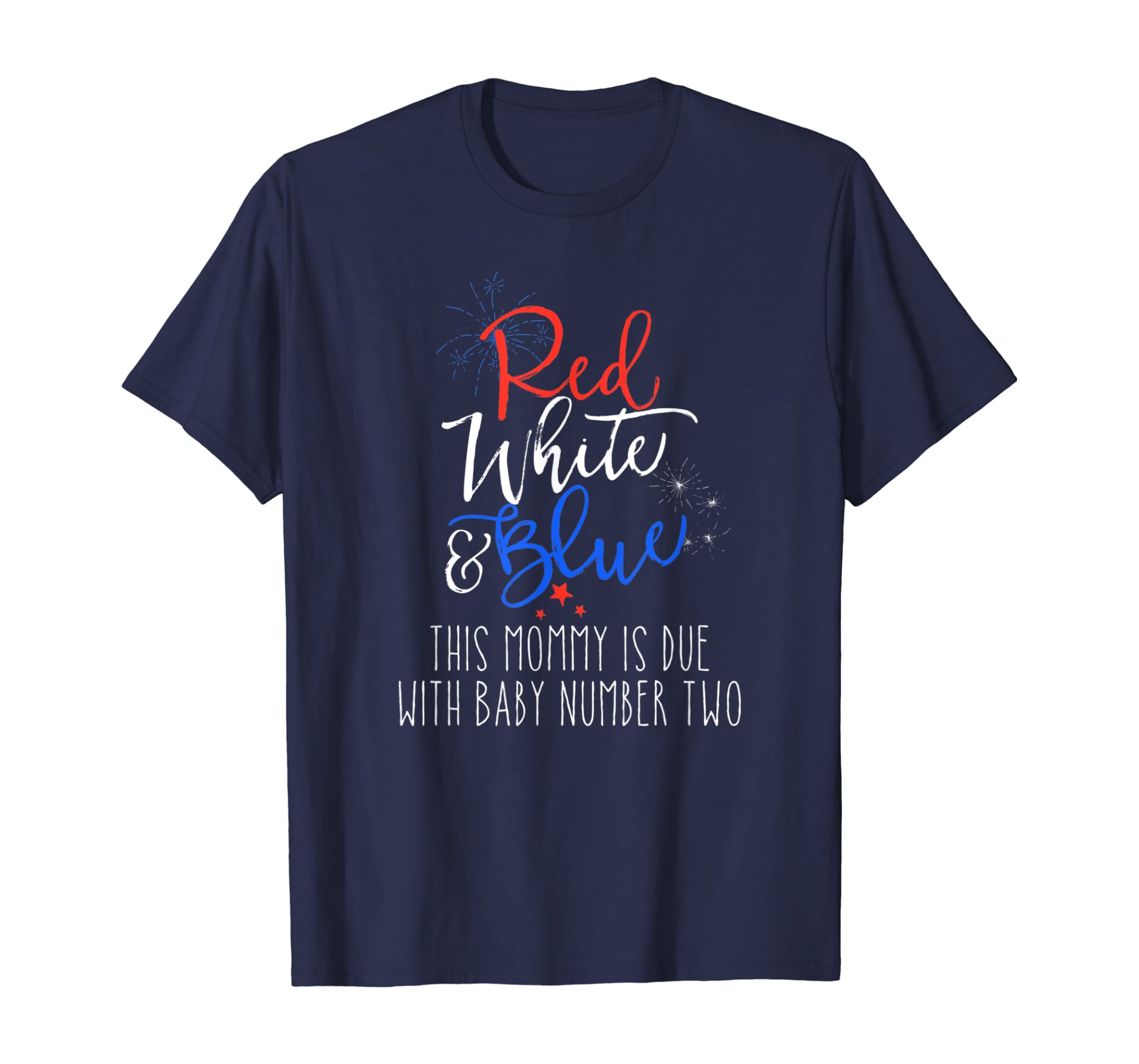 Baby Number Two 4th of July Pregnancy Announcement Shirt