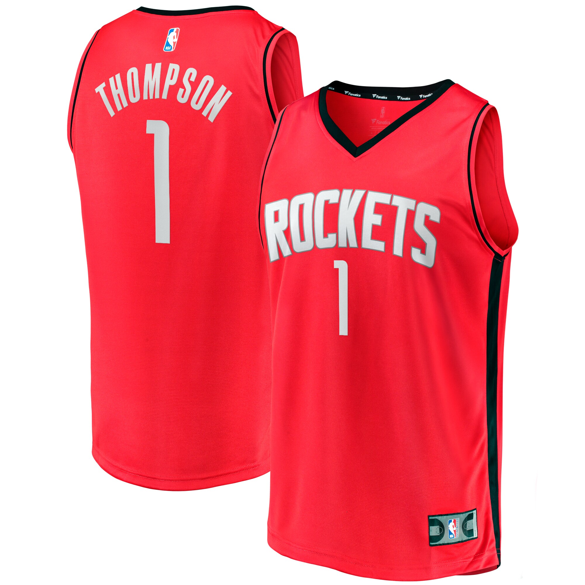 Amen Thompson Houston Rockets Youth Fast Break Jersey – Icon Edition – Red