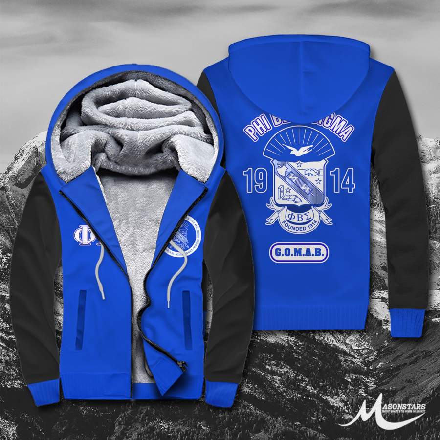 Phi Beta Sigma Fleece Zip Hoodies 231020191