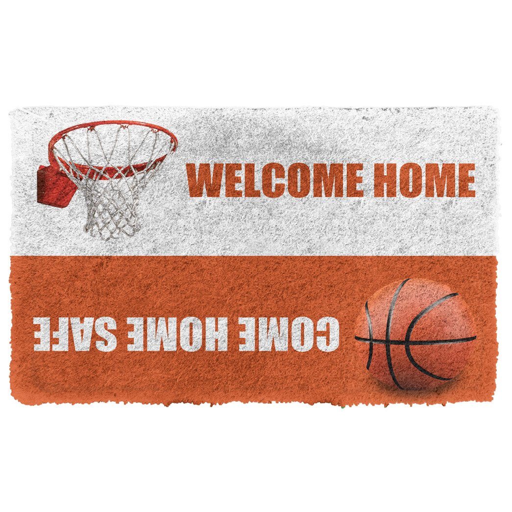 Gearhumans  Gearhuman 3D Baseketball Welcome Home Custom Doormat