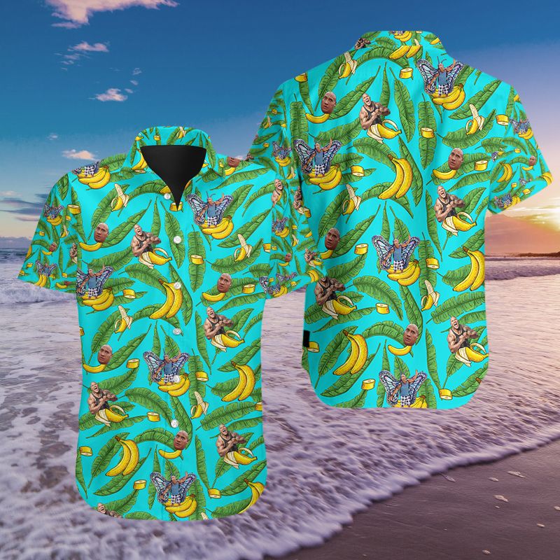 3D All Over Printed Dwayne Johnson Vth-Ht Hawaiian Shirts Ver 1 (Mint)