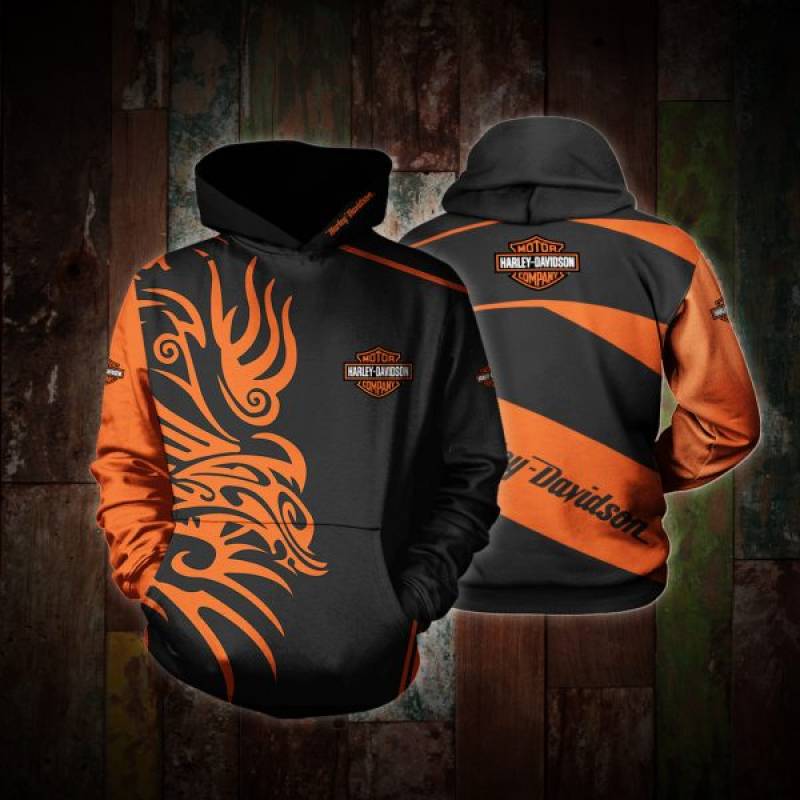 Harley-Davidson Motorcycles 3D Dragon Hoodie – KreamShirt