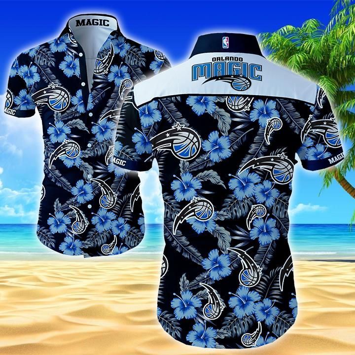 Orlando Magic Hawaiian Shirt Summer Button Up Shirt For Men Beach Wear Short Sleeve Hawaii Shirt - Kittyband Fashion