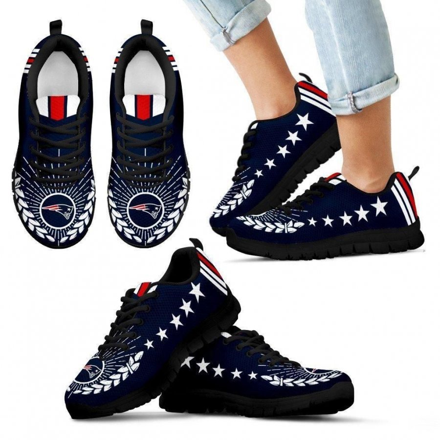 Line Of Stars Victory New England Patriots Sneakers #939