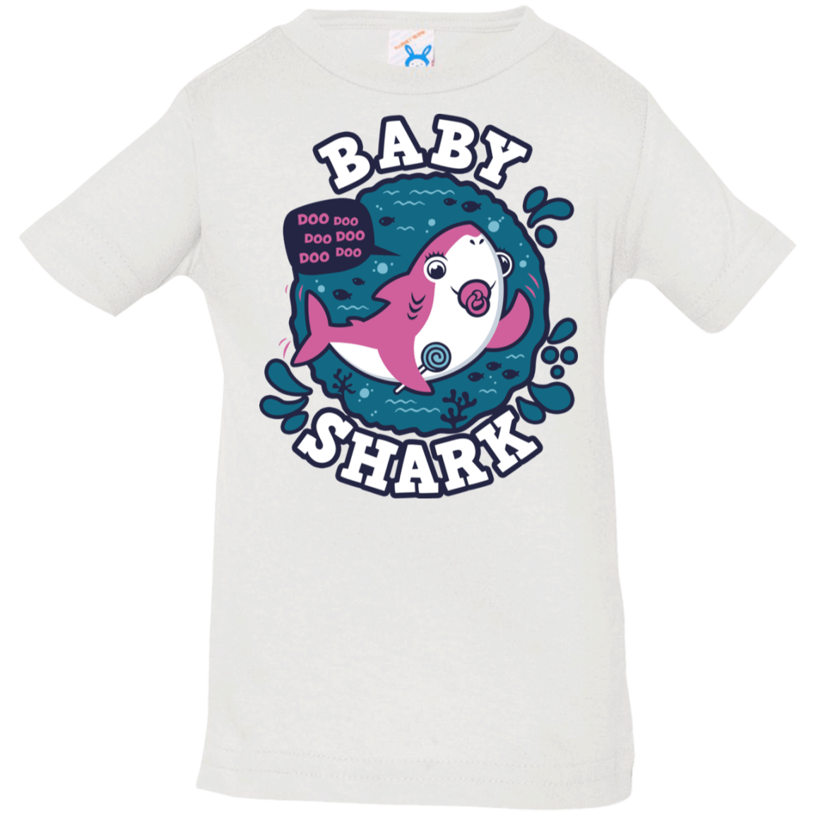 Shark Family Trazo – Baby Girl Chupete Infant Premium T-Shirt