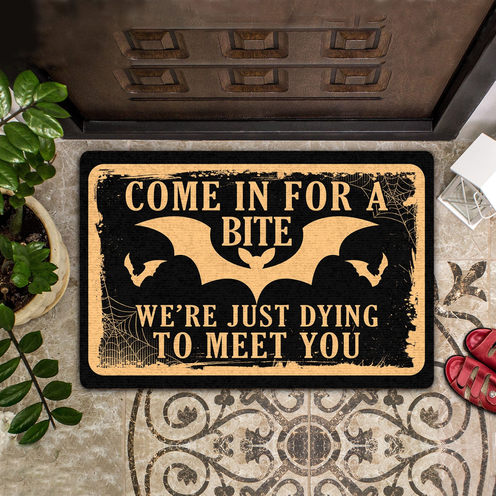 Come In For A Bite All Over Printing Doormat Pre2046