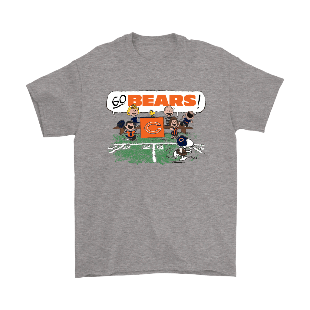 Shop The Peanuts Cheering Go Snoopy Chicago Bears Shirts