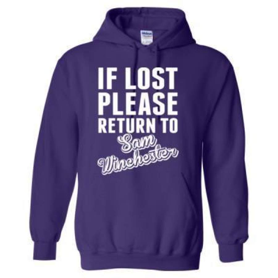 AGR If Lost Please Return To Sam Winchester – Heavy Blend™ Hooded Sweatshirt