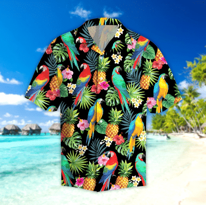 High Quality Parrots Hawaii Shirts Ha6821