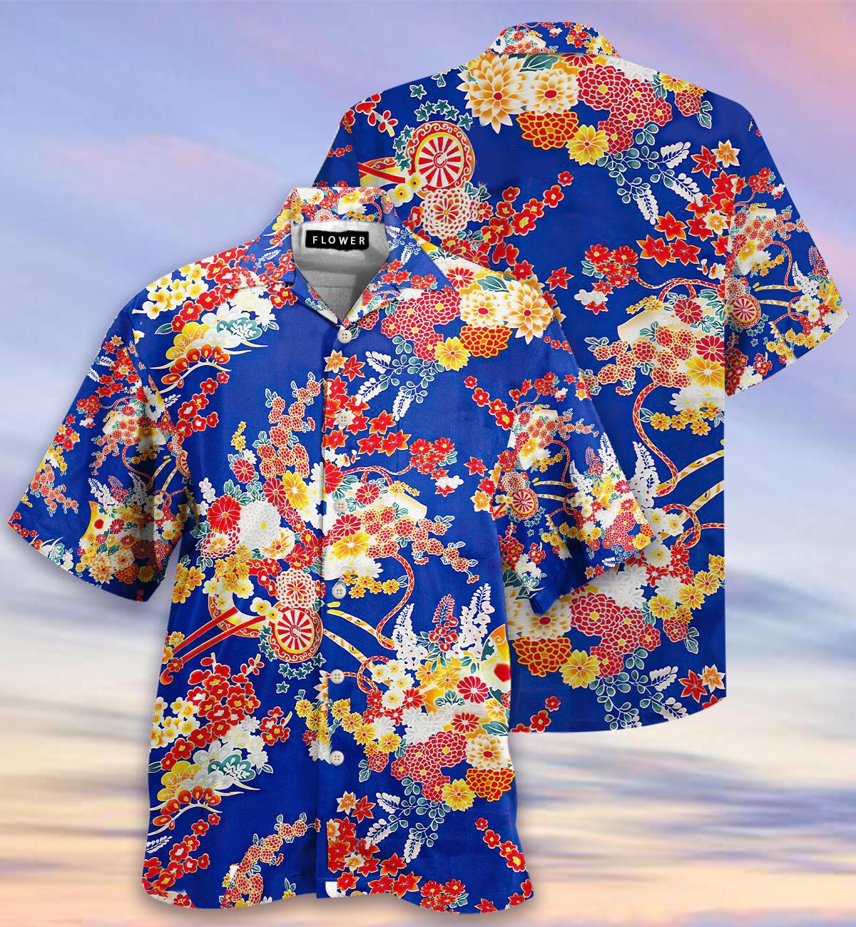 Apayprint Flower All Over Printed Hawaii Shirt Ha41322