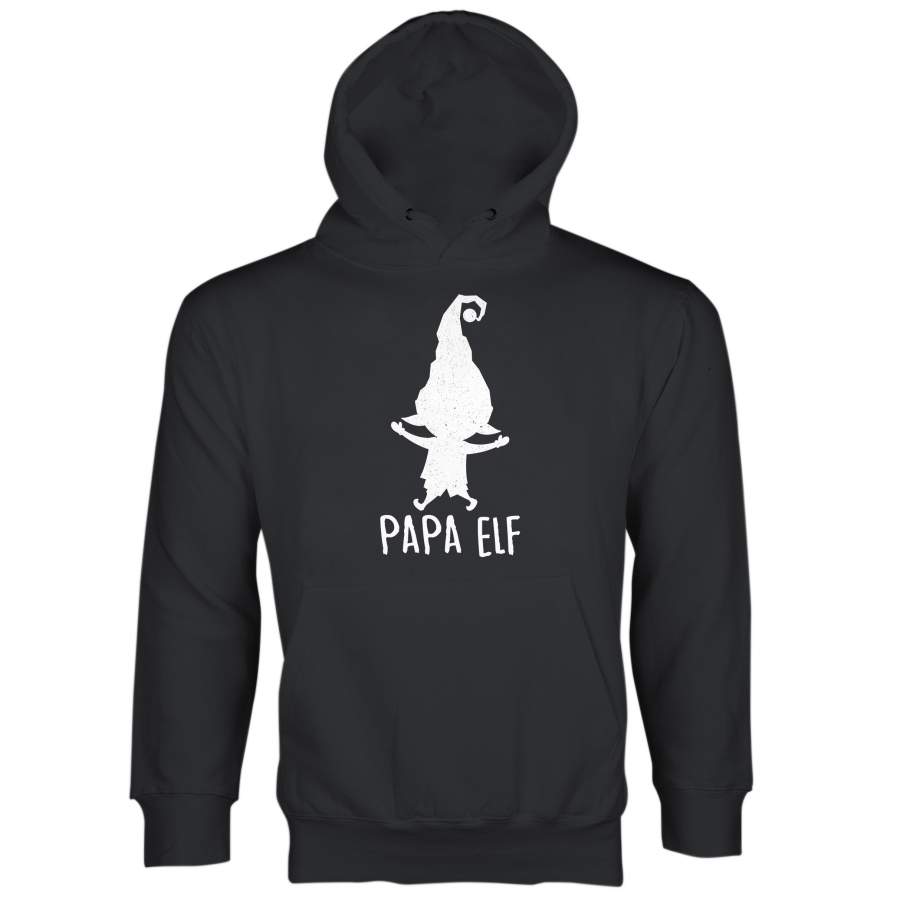 Papa Elf Sweater Hoodie Daddy Elf Hoodie Papa Christmas Gifts