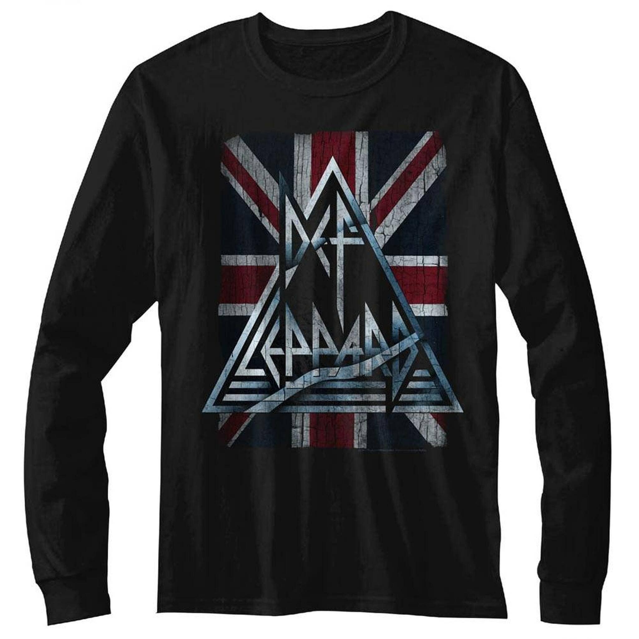 Def Leppard Jacked Up Black Adult Long Sleeve T-Shirt
