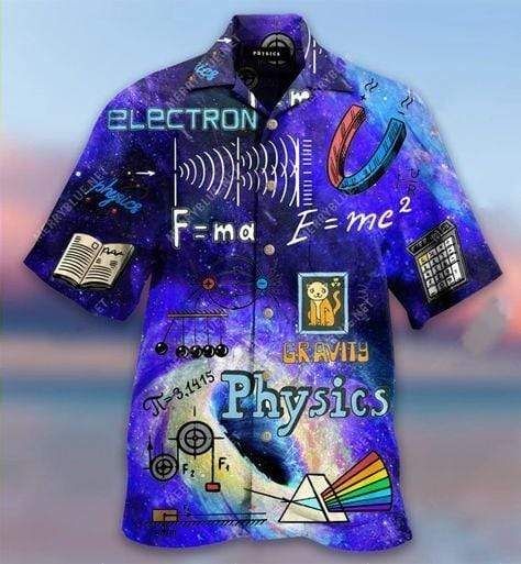 Hawaii Aloha Shirts Awesome Physics Ha61288