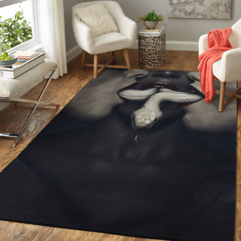 white snake of woman month – Animals Wallpapers Area Rug Carpet