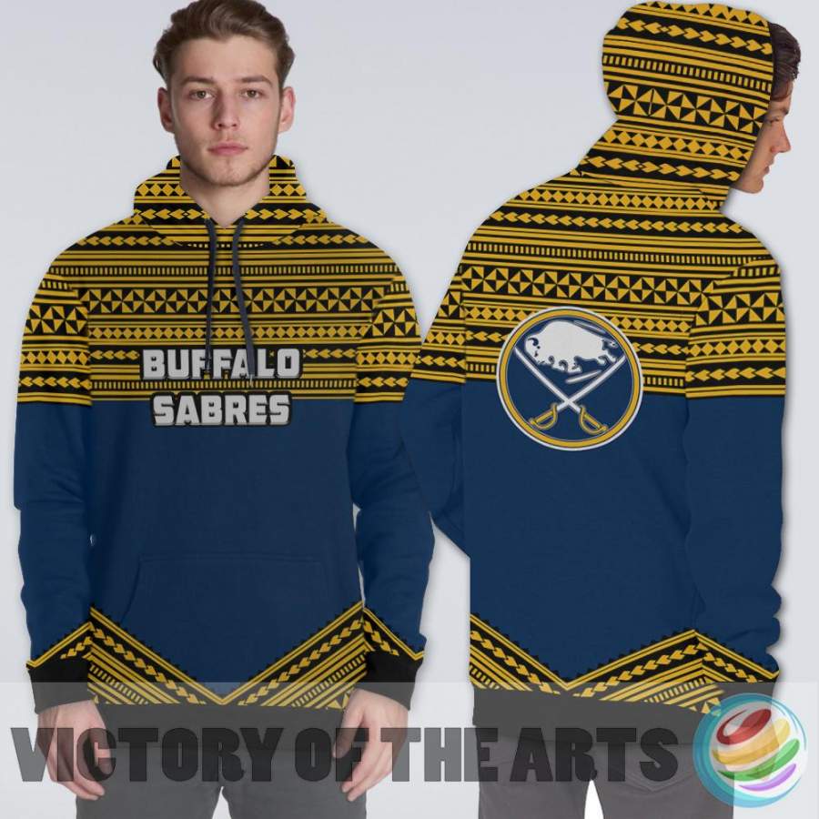 Simple Color Floral Buffalo Sabres Hoodie