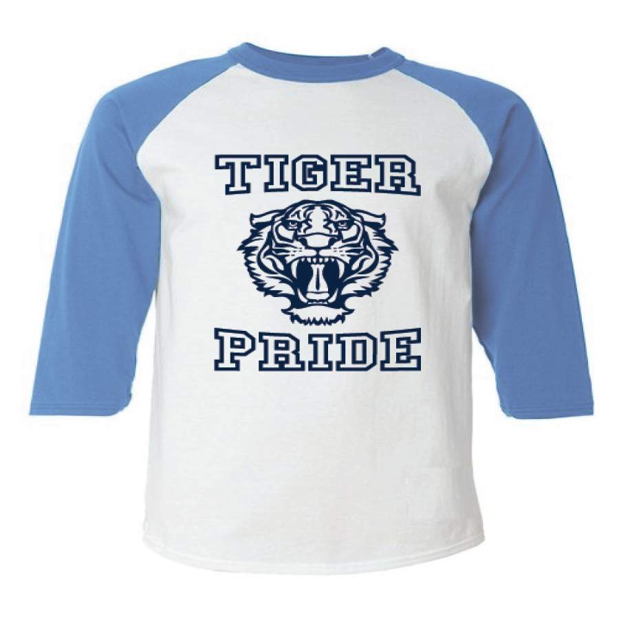 13 Reasons Why Liberty High School Tiger Pride Baseball Raglan T-Shirt