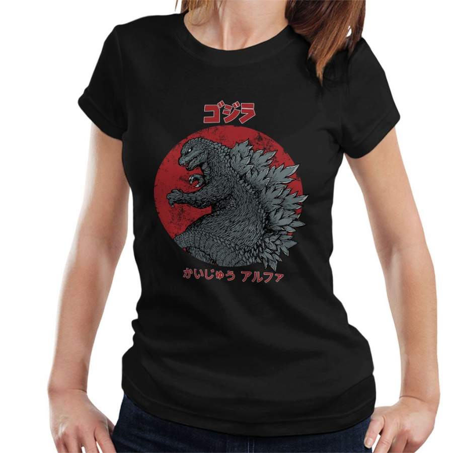 Kaiju Alpha Godzilla Women’s T-Shirt