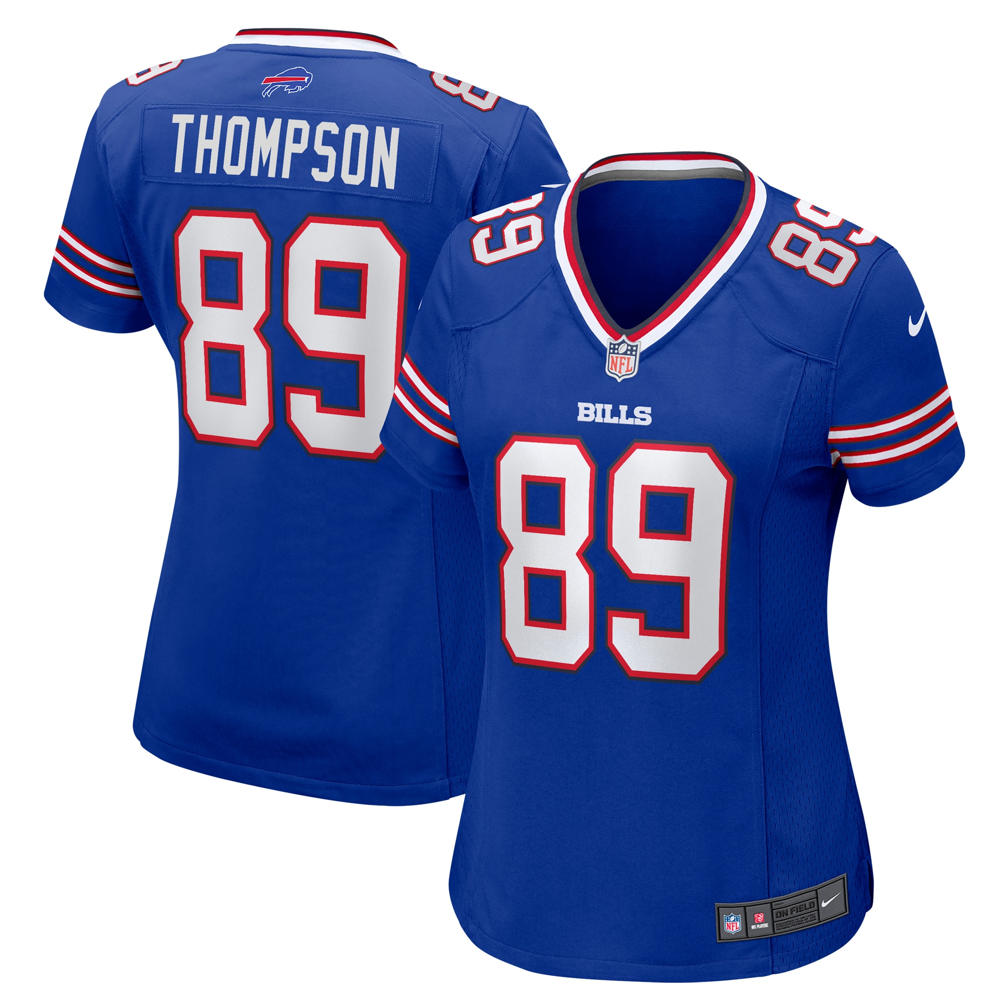 Women’s Buffalo Bills Bryan Thompson Royal Team Game Jersey