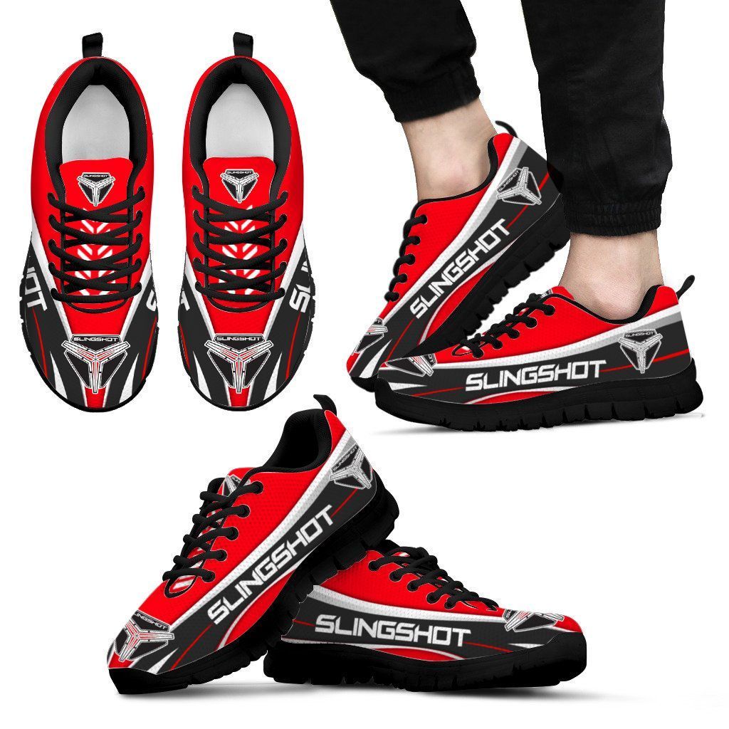 3D Printed Slingshot  Sneakers For Men & Women Ver1 (Red)