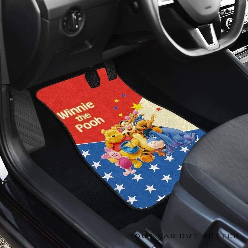 Winnie The Pooh Car Floor Mats 15 110619 Personalized Car Seat Floor Mat Custom Print