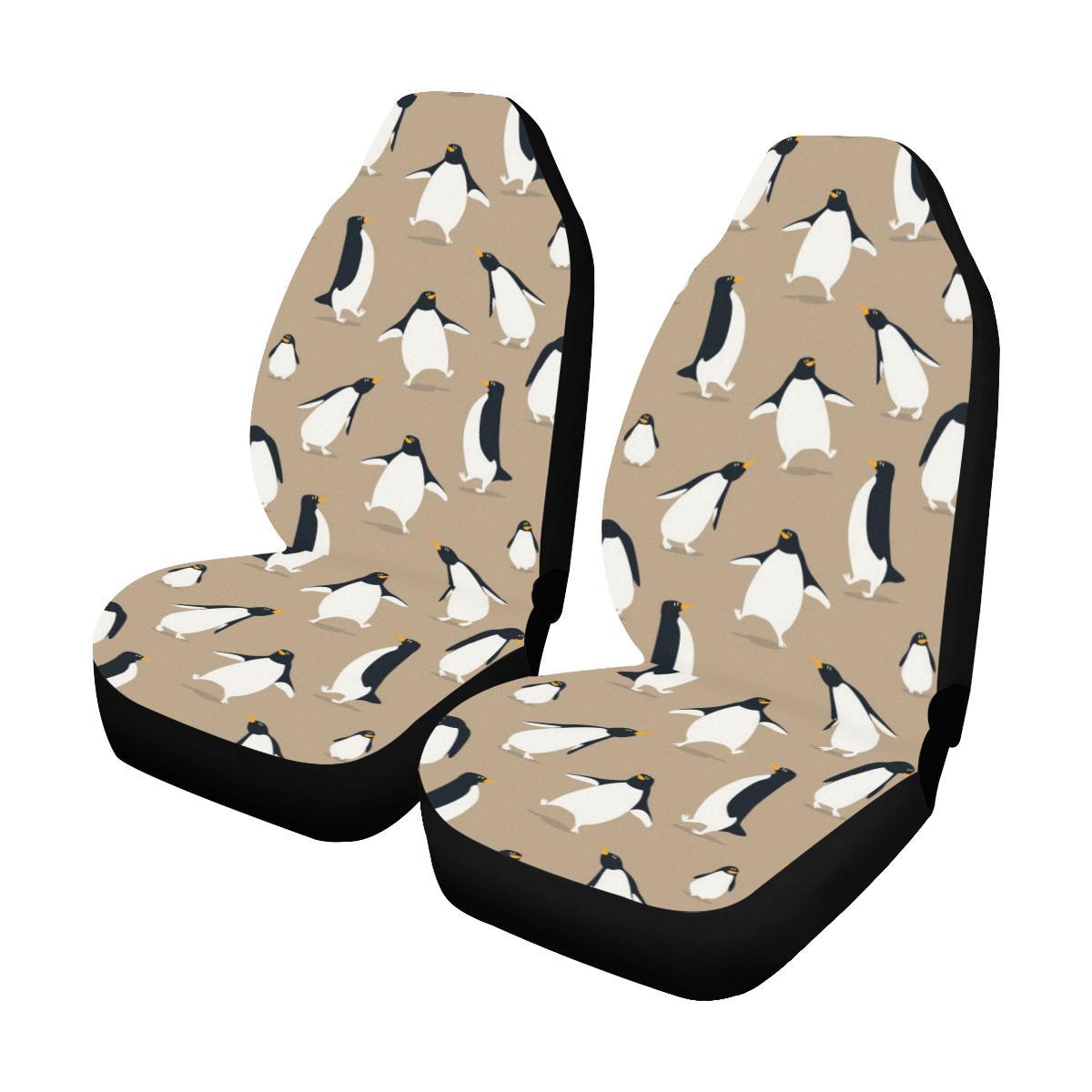 Penguin Pattern Print Design A01 Universal Fit Car Seat Covers