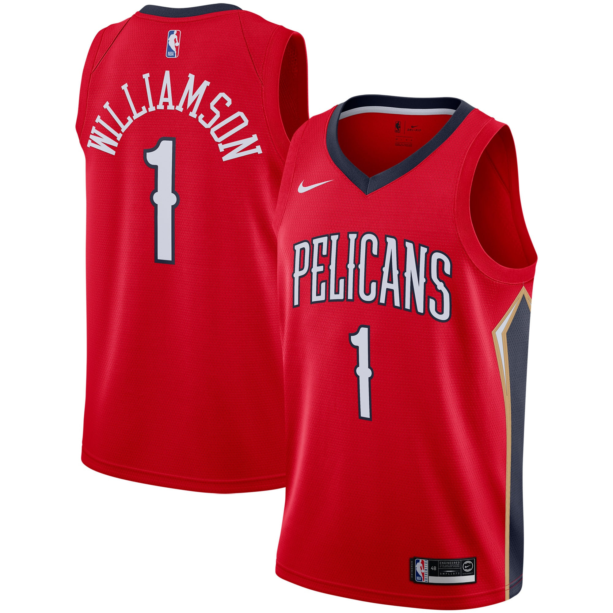 Zion Williamson New Orleans Pelicans 2019/2020 Swingman Jersey – Statement Edition – Red NBA