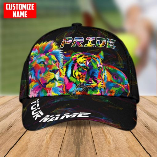 Tmarc Tee Lgbt Pride Eagle Tiger Lion All Over Printed Classic Cap