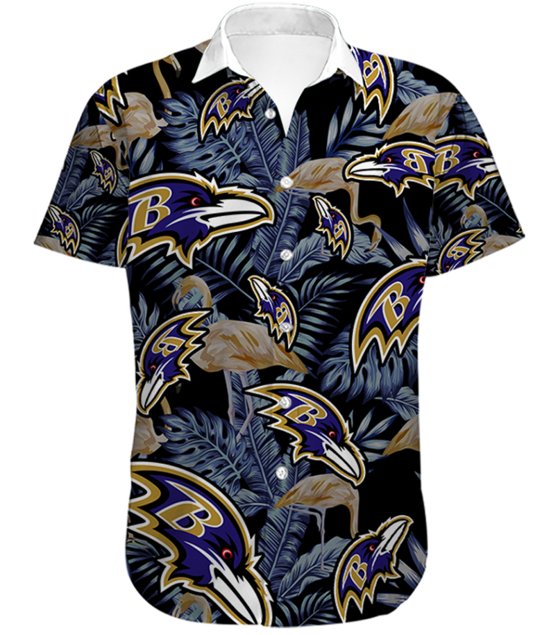 Baltimore Ravens Hawaii Shirt Tropical Ha80403