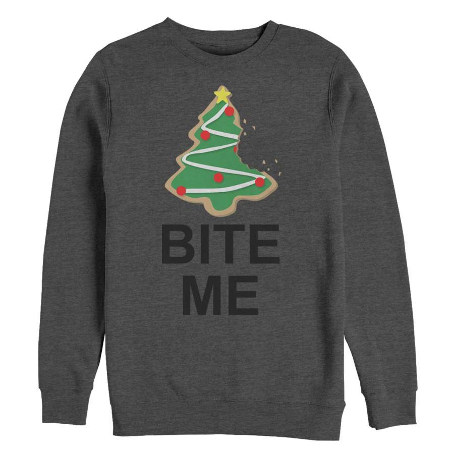 CHIN UP Women’s Christmas Cookie Bite Me  Sweatshirt