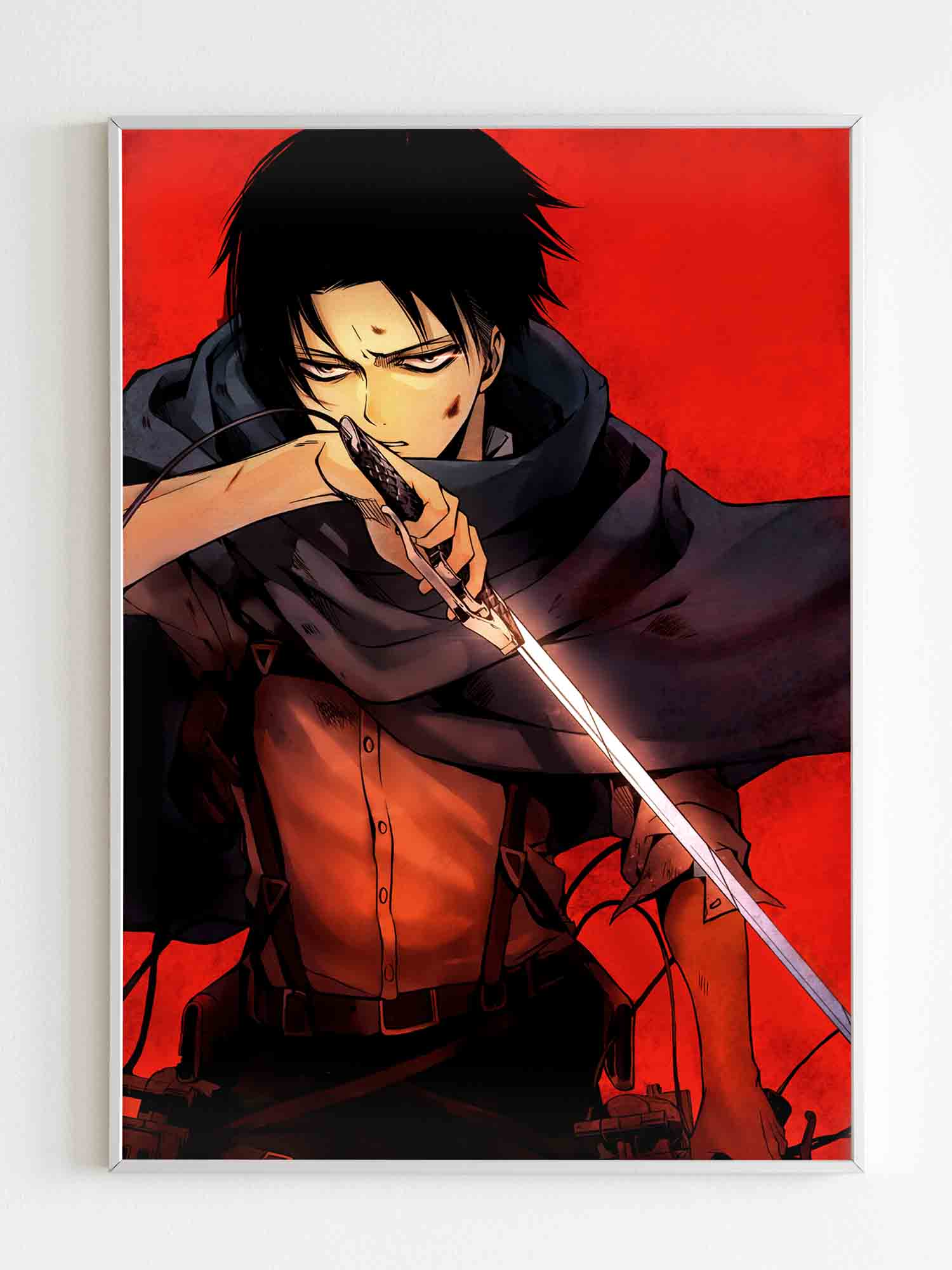 Levi Ackerman Attack On Titan Poster Poster Art Design 8609