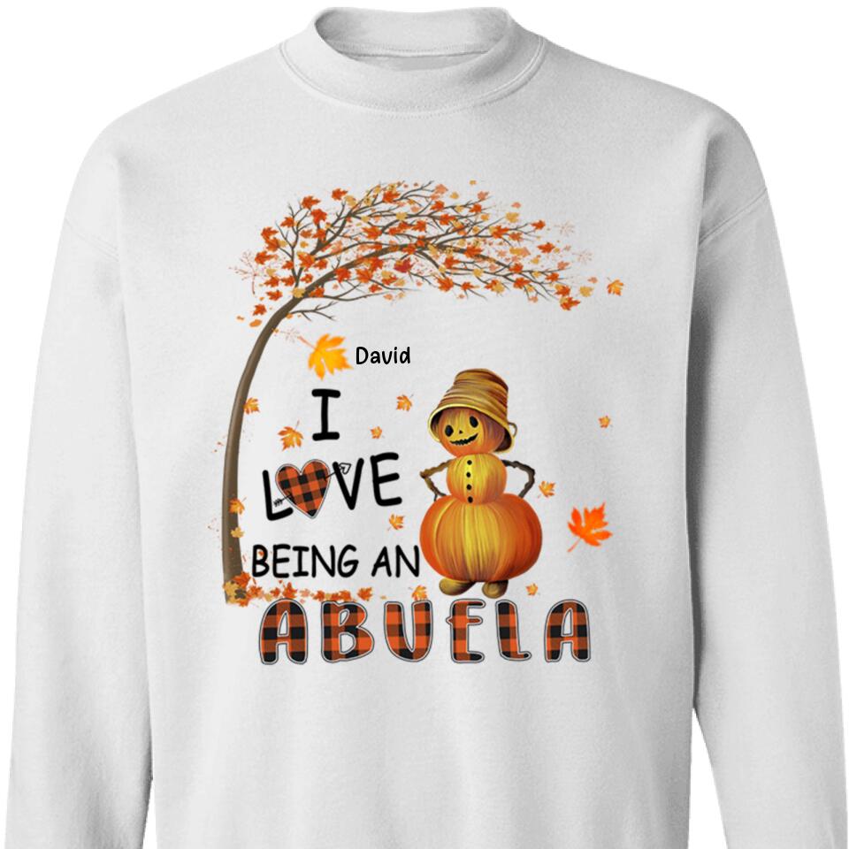 Personalized Pumpkin Grandma Personalized Sweatshirt, Custom Gifts For Grandmas – Trending Personalized