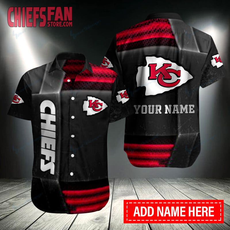 Kansas City Chiefs Personalized Black Shirt For Men