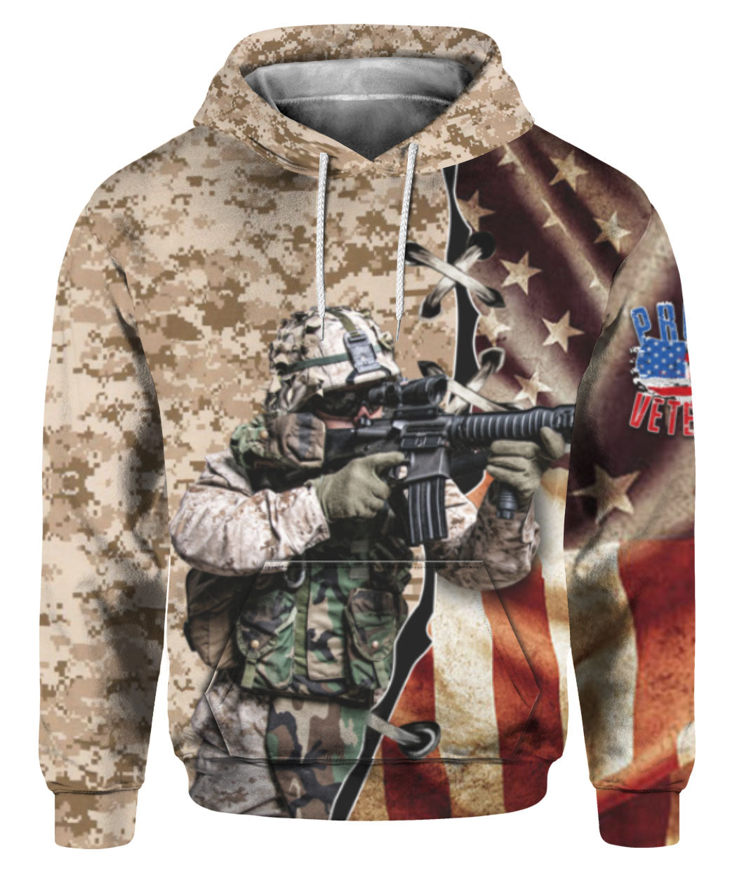 Oragontee Us Army Veteran 3D All Over Print | For Men & Women | Adult | Hp1229