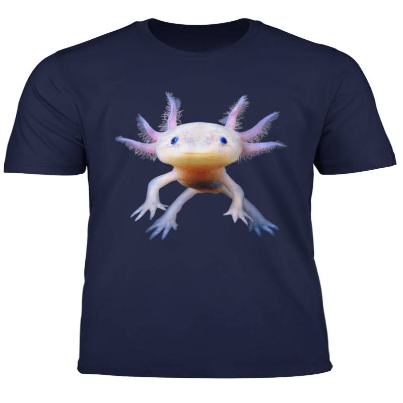 Axolotl Mexican Walking Fish Cute Amphibian Axolotl T Shirt